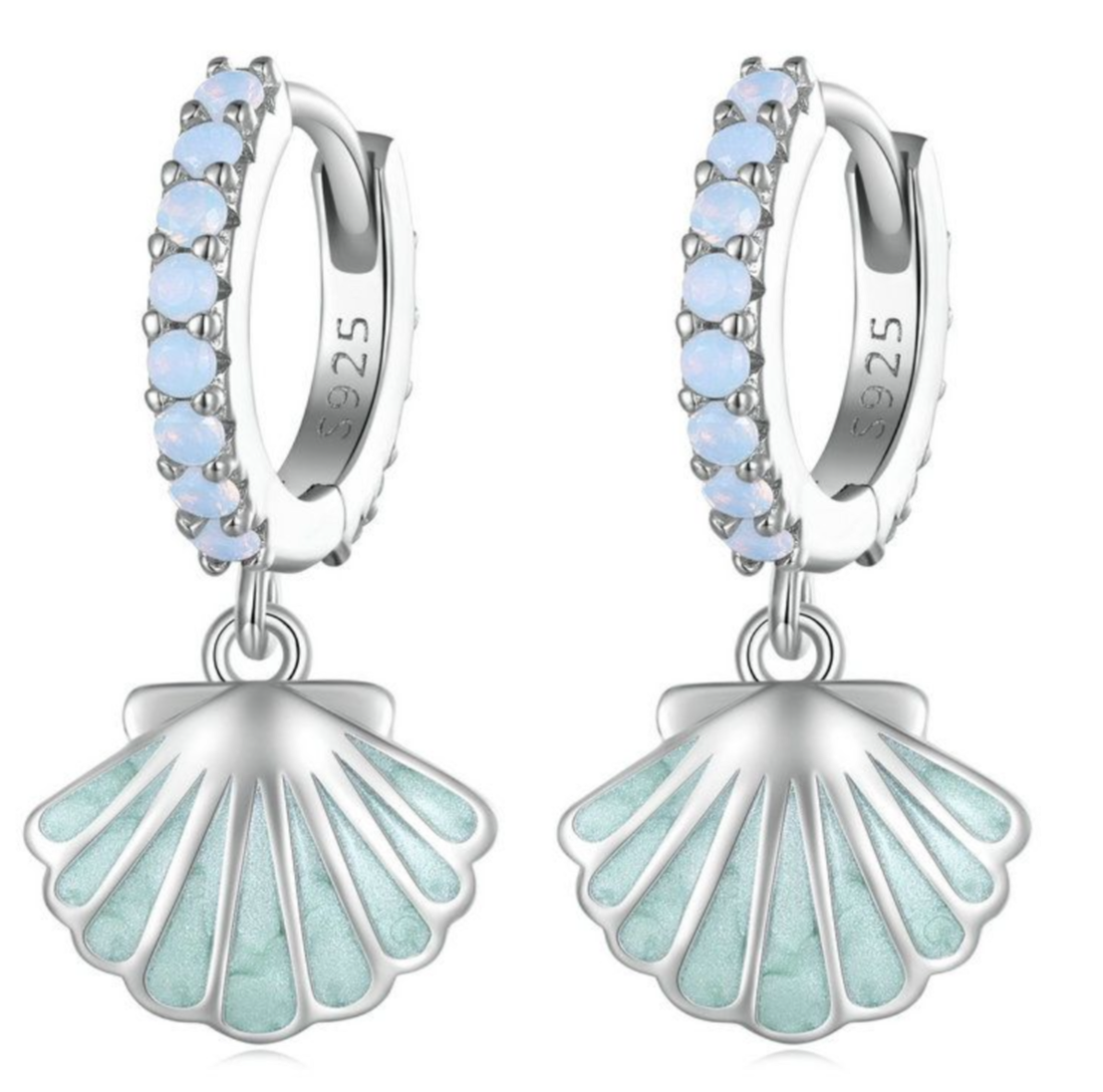 Boucle d’Oreille Sea Shell Argent 925/1000e