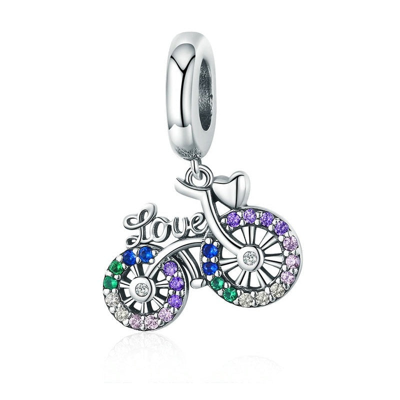 Charm Bicyclette Argent Sterling 925