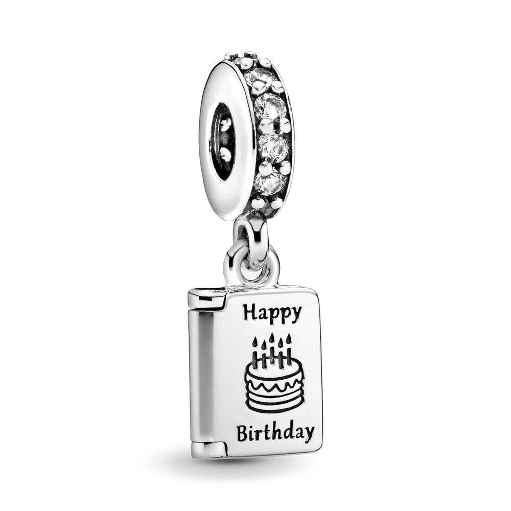 Charm Happy Birthday Argent Sterling 925/1000e