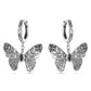 Earring Vintage Butterfly Argent Sterling 925/1000e