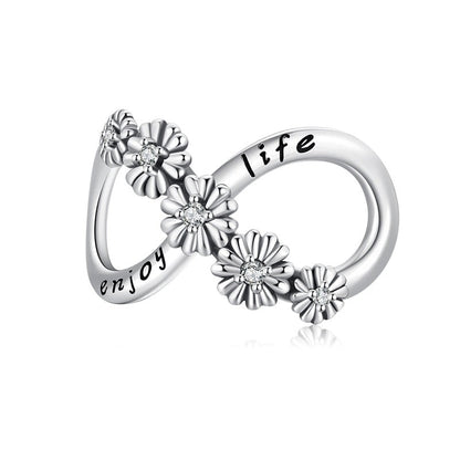 Charms Infini Fleurie Argent Sterling 925